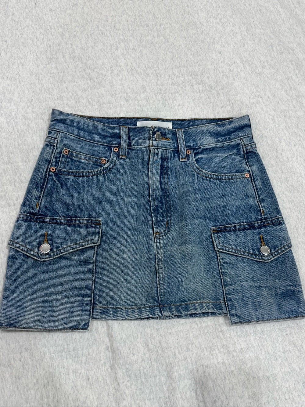 ARITZIA DENIM FORUM CARGO DENIM SKIRT